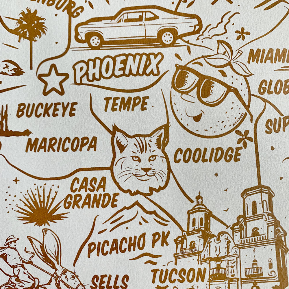 Arizona-Illustrated-Map-Brown-lowdetail